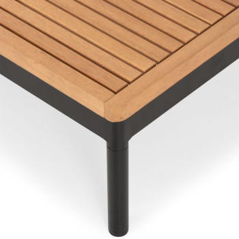 Cayman Outdoor Coffee Table, Black