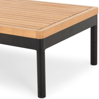 Cayman Outdoor Coffee Table, Black