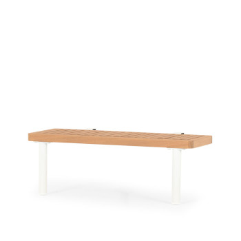 Cayman Outdoor Side Table, White