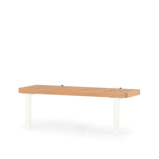 Cayman Outdoor Side Table, White