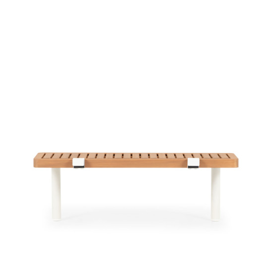 Cayman Outdoor Side Table, White
