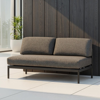 Cayman Outdoor 2.5 Seater, Black