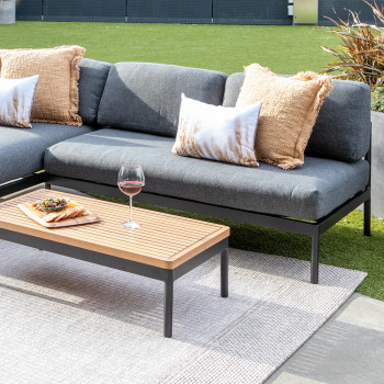 Cayman Outdoor 2.5 Seater, Black