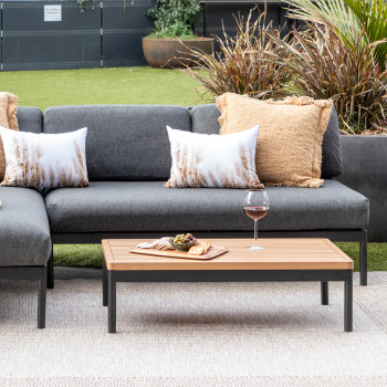 Cayman Outdoor 2.5 Seater, Black