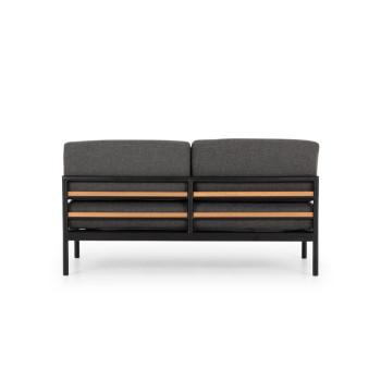 Cayman Outdoor 2.5 Seater, Black