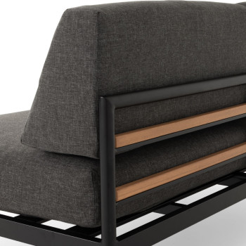 Cayman Outdoor 2.5 Seater, Black