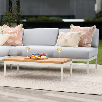 Cayman Outdoor 2.5 Seater, White