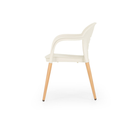 Tampa Outdoor Dining Chair, White