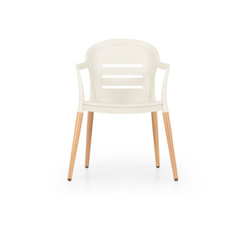Tampa Outdoor Dining Chair, White
