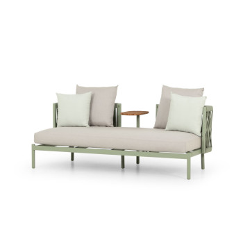 Mica Outdoor Daybed, Green