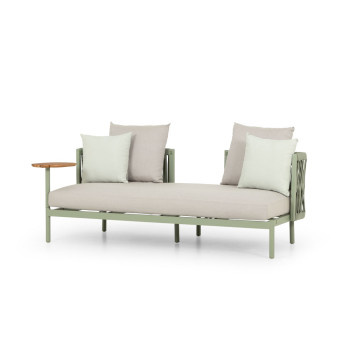 Mica Outdoor Daybed, Green