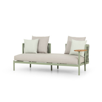 Mica Outdoor Daybed, Green