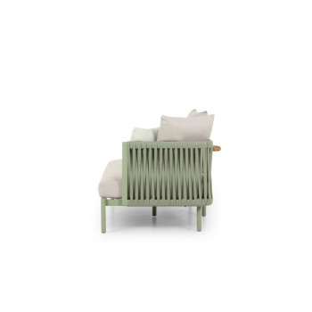 Mica Outdoor Daybed, Green