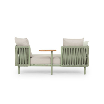 Mica Outdoor Daybed, Green