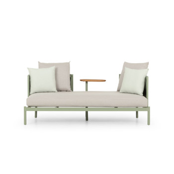 Mica Outdoor Daybed, Green