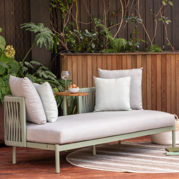 Mica Outdoor Daybed, Green
