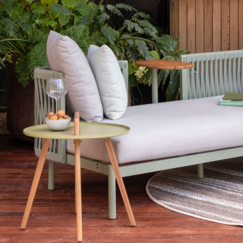 Mica Outdoor Daybed, Green