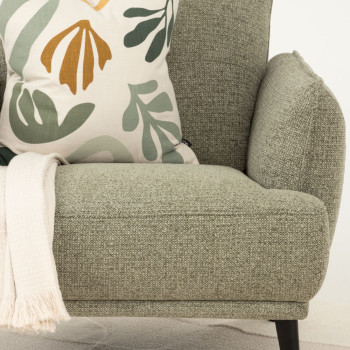 Athena 1 Seater Sofa, Green