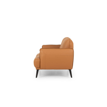 Athena 2 Seater Leather Sofa, Tan