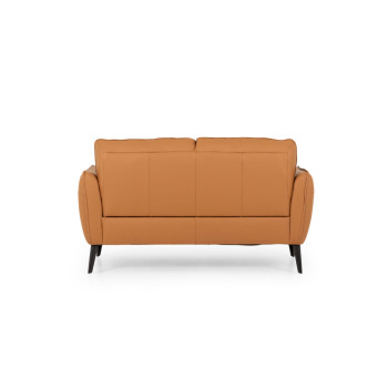 Athena 2 Seater Leather Sofa, Tan