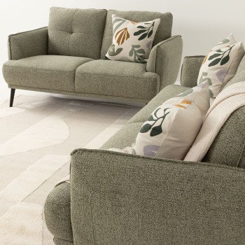 Athena 2 Seater Sofa, Green