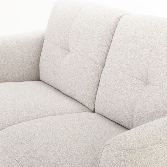 Alex 2 Seater Sofa, Light Grey