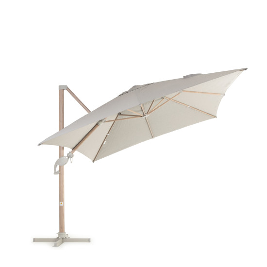 Platinum Outdoor Cantilever Umbrella - W400, Light Grey