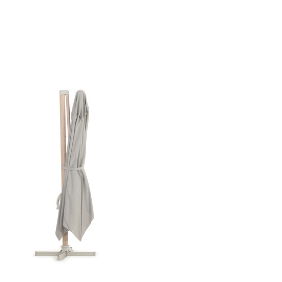 Platinum Outdoor Cantilever Umbrella - W400, Light Grey