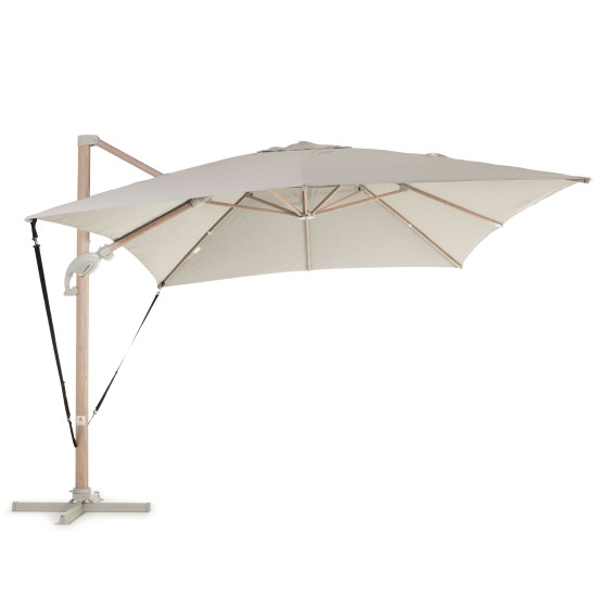 Platinum Outdoor Cantilever Umbrella - W400, Light Grey