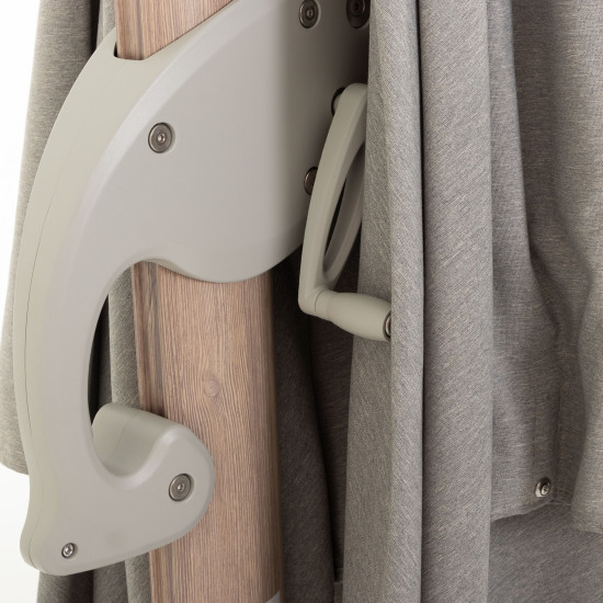 Platinum Outdoor Cantilever Umbrella - W400, Light Grey