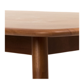 Woodwall Dining Table - W135, Dark