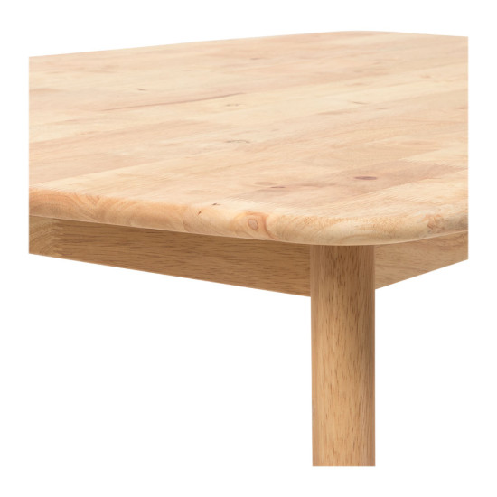 Woodwall Dining Table - W135, Light