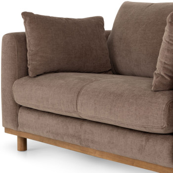 Portia 2 Seater Sofa, Brown