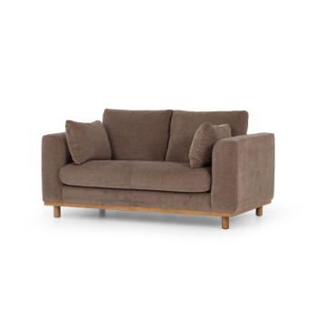 Portia 2 Seater Sofa, Brown