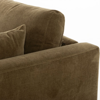 Portia 2 Seater Sofa, Olive