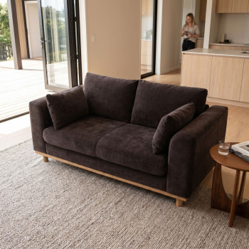 Portia 2 Seater Sofa, Midnight