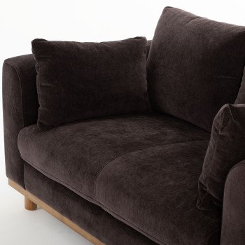 Portia 2 Seater Sofa, Midnight