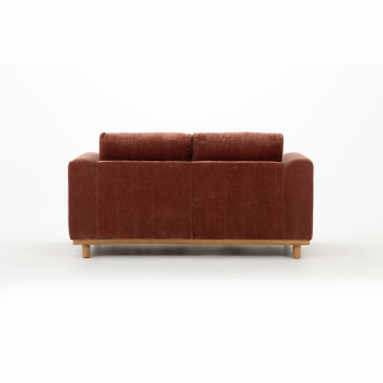 Portia 2 Seater Sofa, Brick