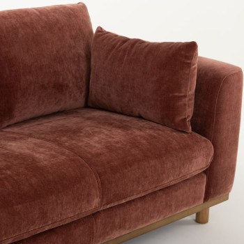 Portia 2 Seater Sofa, Brick