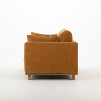 Portia 2 Seater Sofa, Amber