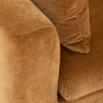 Portia 2 Seater Sofa, Amber