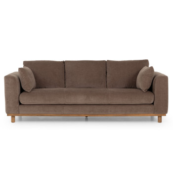 Portia 3 Seater Sofa, Brown