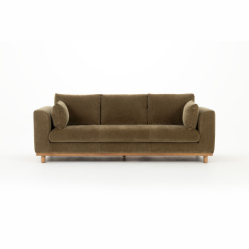 Portia 3 Seater Sofa, Olive