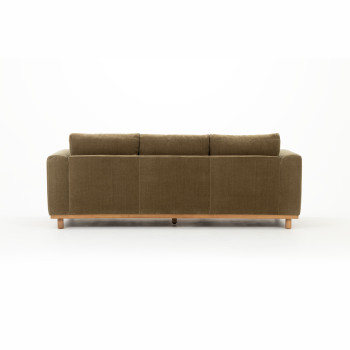Portia 3 Seater Sofa, Olive
