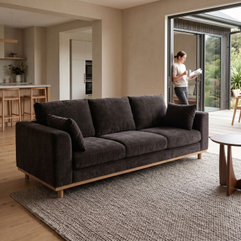 Portia 3 Seater Sofa, Midnight
