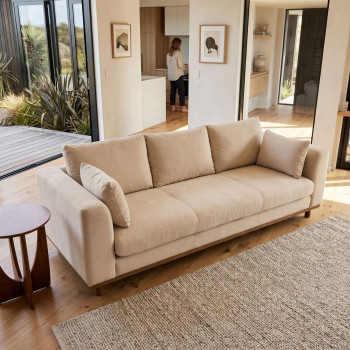Portia 3 Seater Sofa, Beige