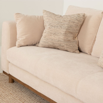 Portia 3 Seater Sofa, Beige