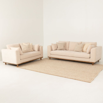 Portia 3 Seater Sofa, Beige
