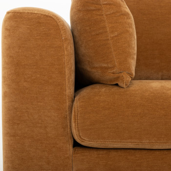 Portia 3 Seater Sofa, Amber