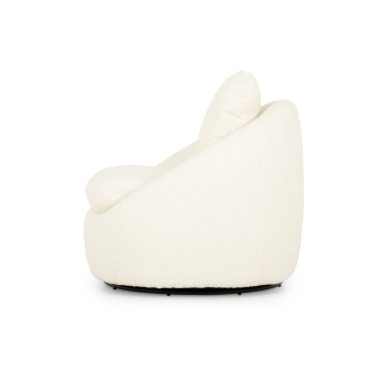 Erin Swivel Chair, White